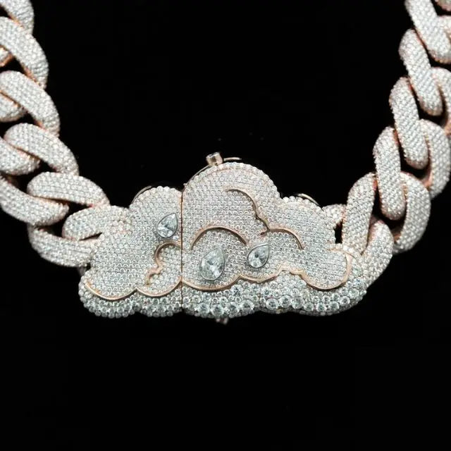 VVS MOISSANITE DIAMOND CUBAN LINK