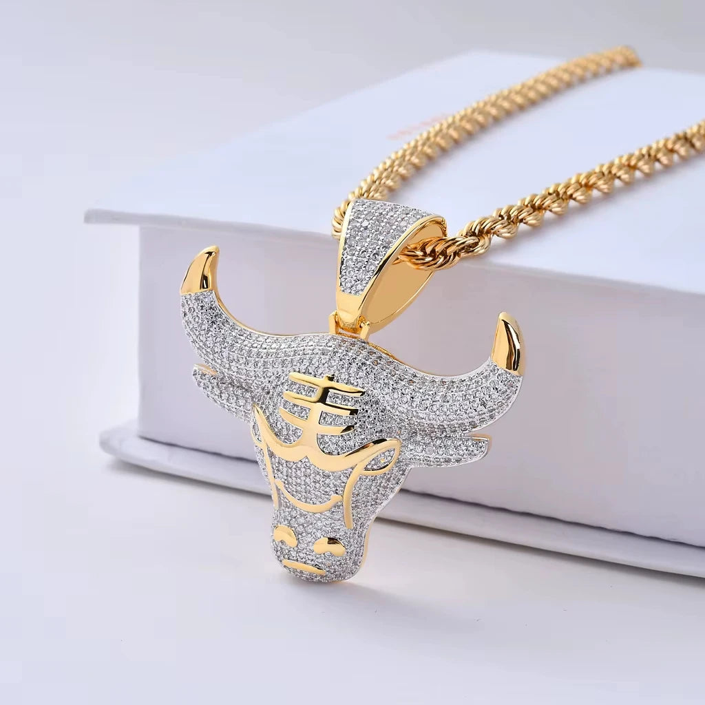 18K GOLD PLATED TAURUS PENDANT & CHAIN
