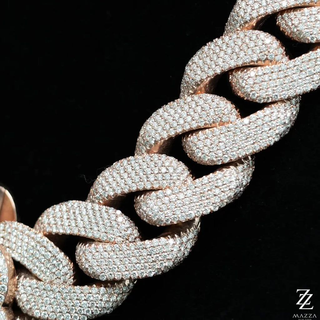 VVS MOISSANITE DIAMOND CUBAN LINK