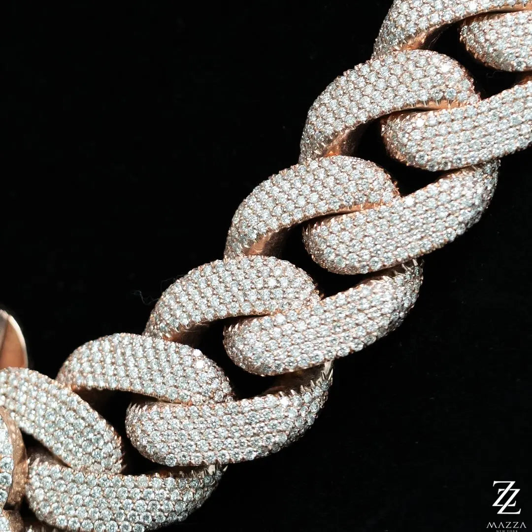 VVS MOISSANITE DIAMOND CUBAN LINK