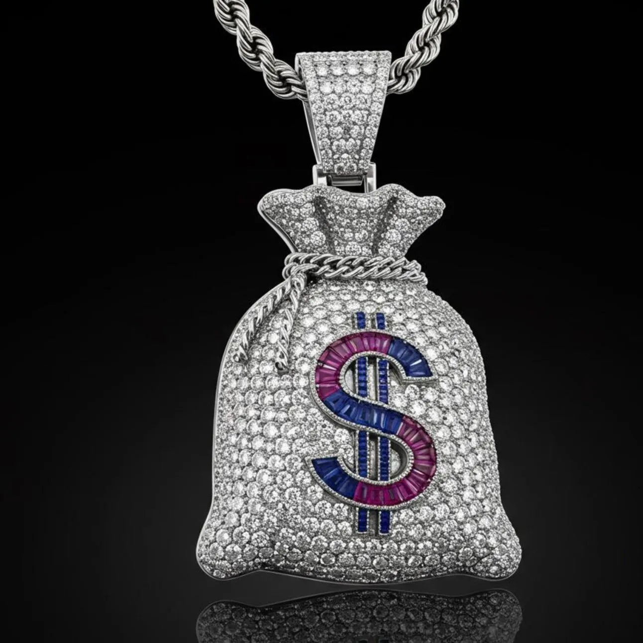 ICED OUT MONEY BAG