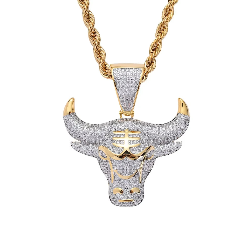 18K GOLD PLATED TAURUS PENDANT & CHAIN