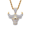 18K GOLD PLATED TAURUS PENDANT & CHAIN