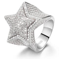 VVS MOISSANITE DIAMOND STAR RING