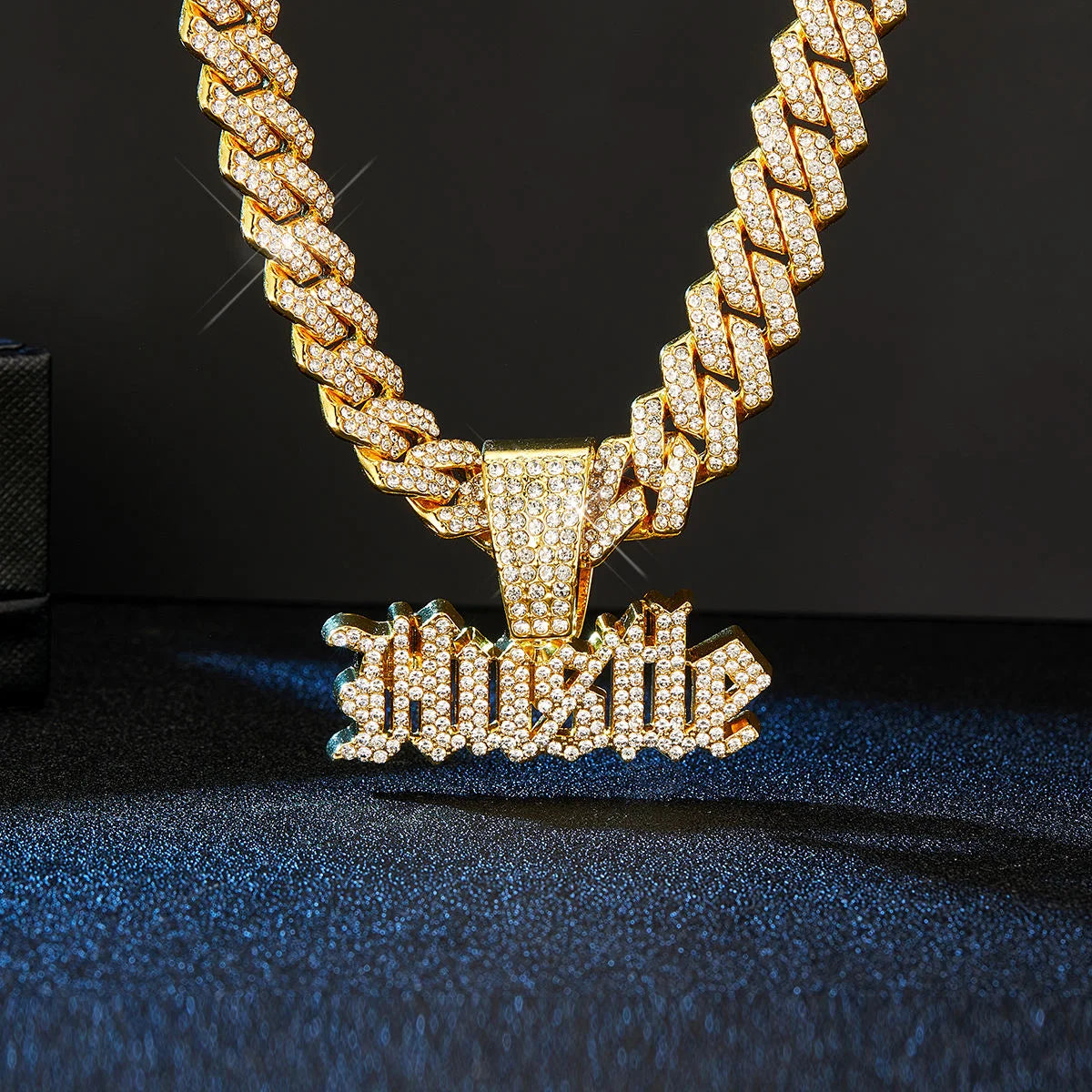 Luxurious Hip Hop Emerald Cut Moissanite Gold Plated Pendant & Charms 925 Silver Iced Bling Customer's Choice More Brilliance