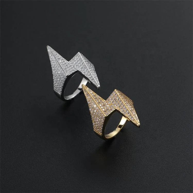 ICED OUT LIGHTNING RINGS