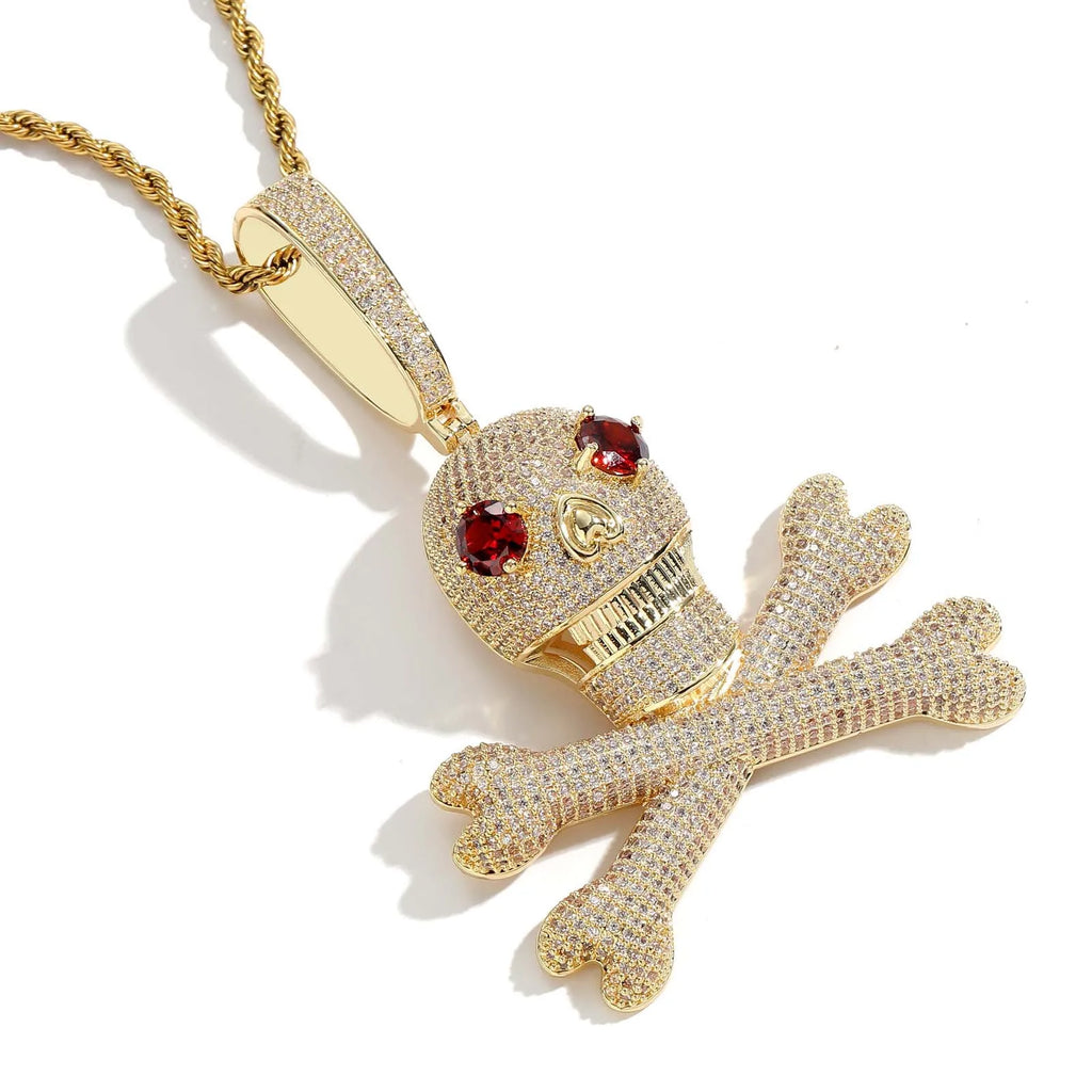 ICED OUT SKULL BONES