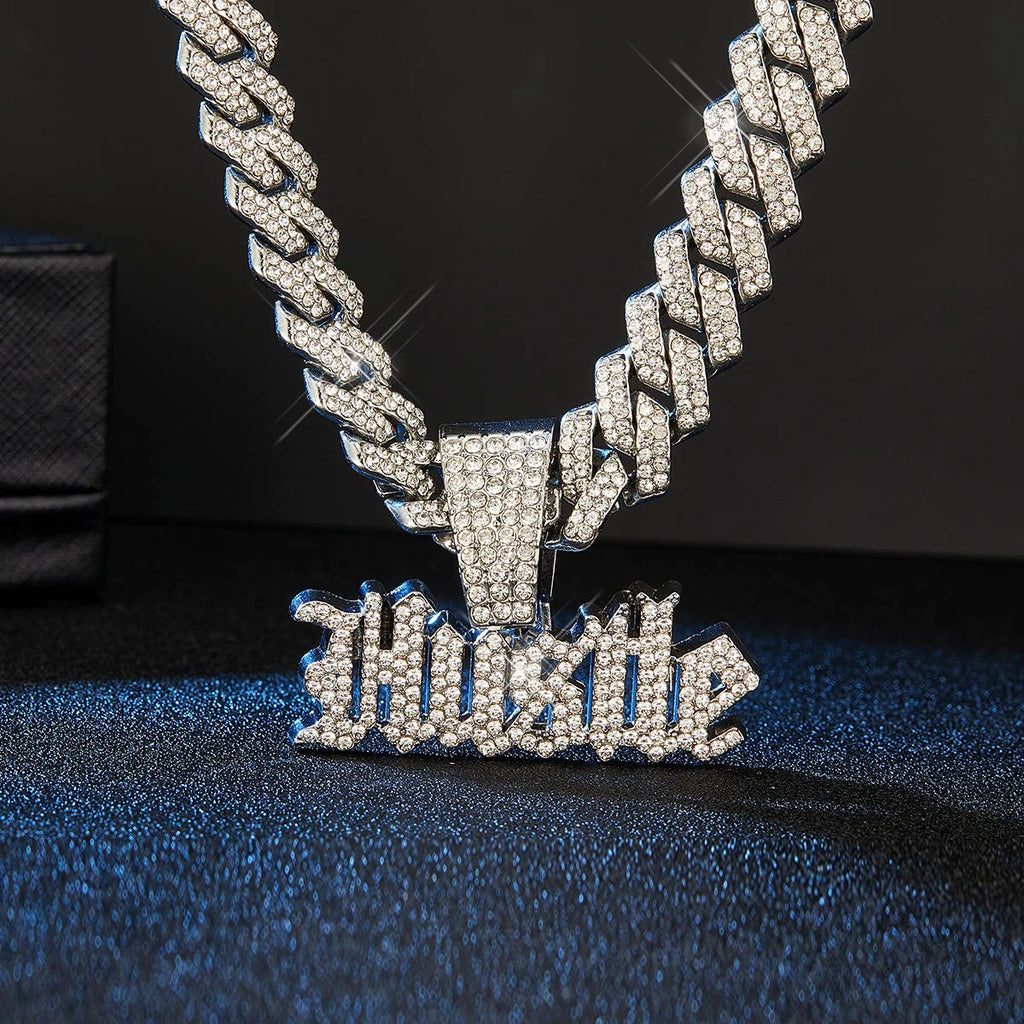 Luxurious Hip Hop Emerald Cut Moissanite Gold Plated Pendant & Charms 925 Silver Iced Bling Customer's Choice More Brilliance