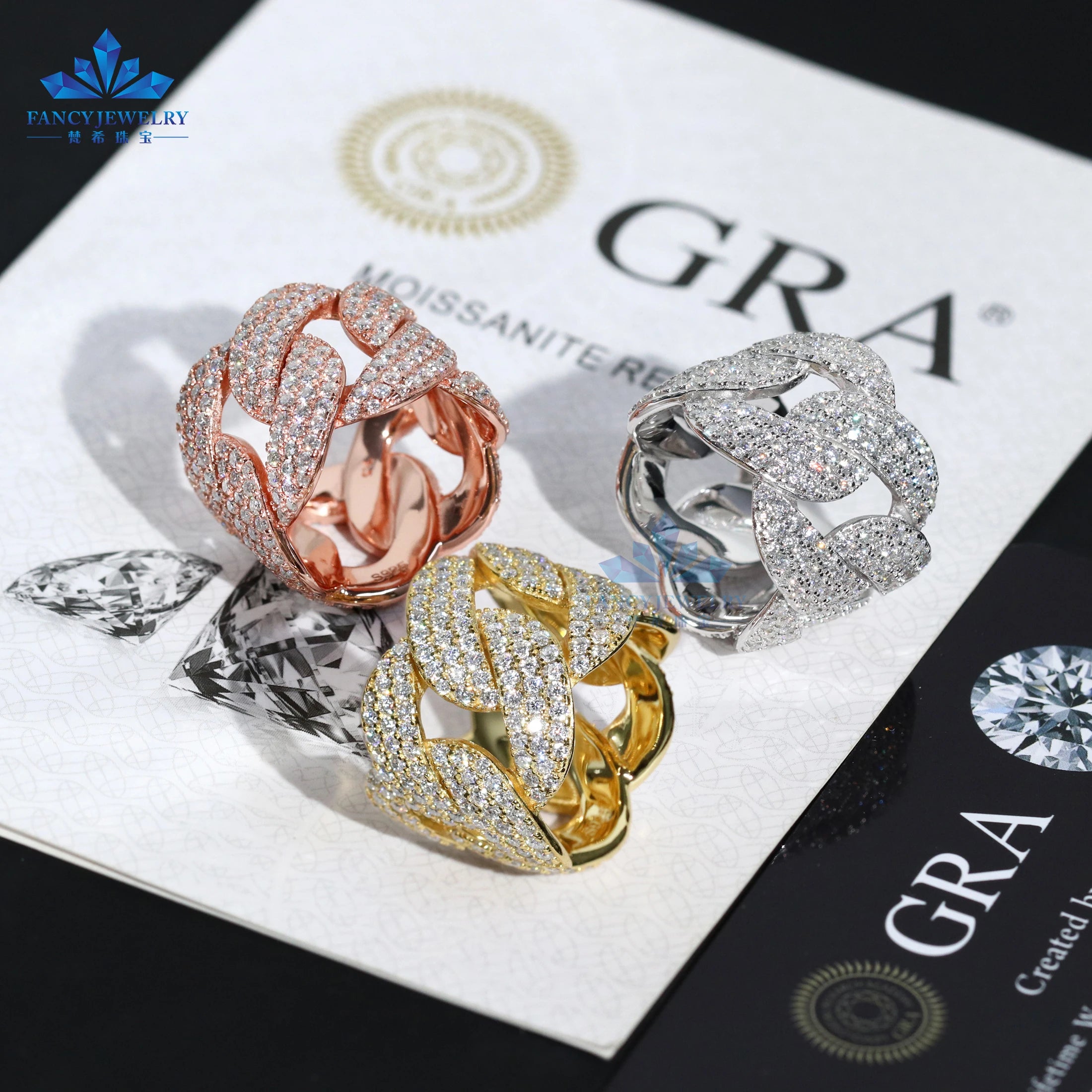 CUBAN ICED OUT RING