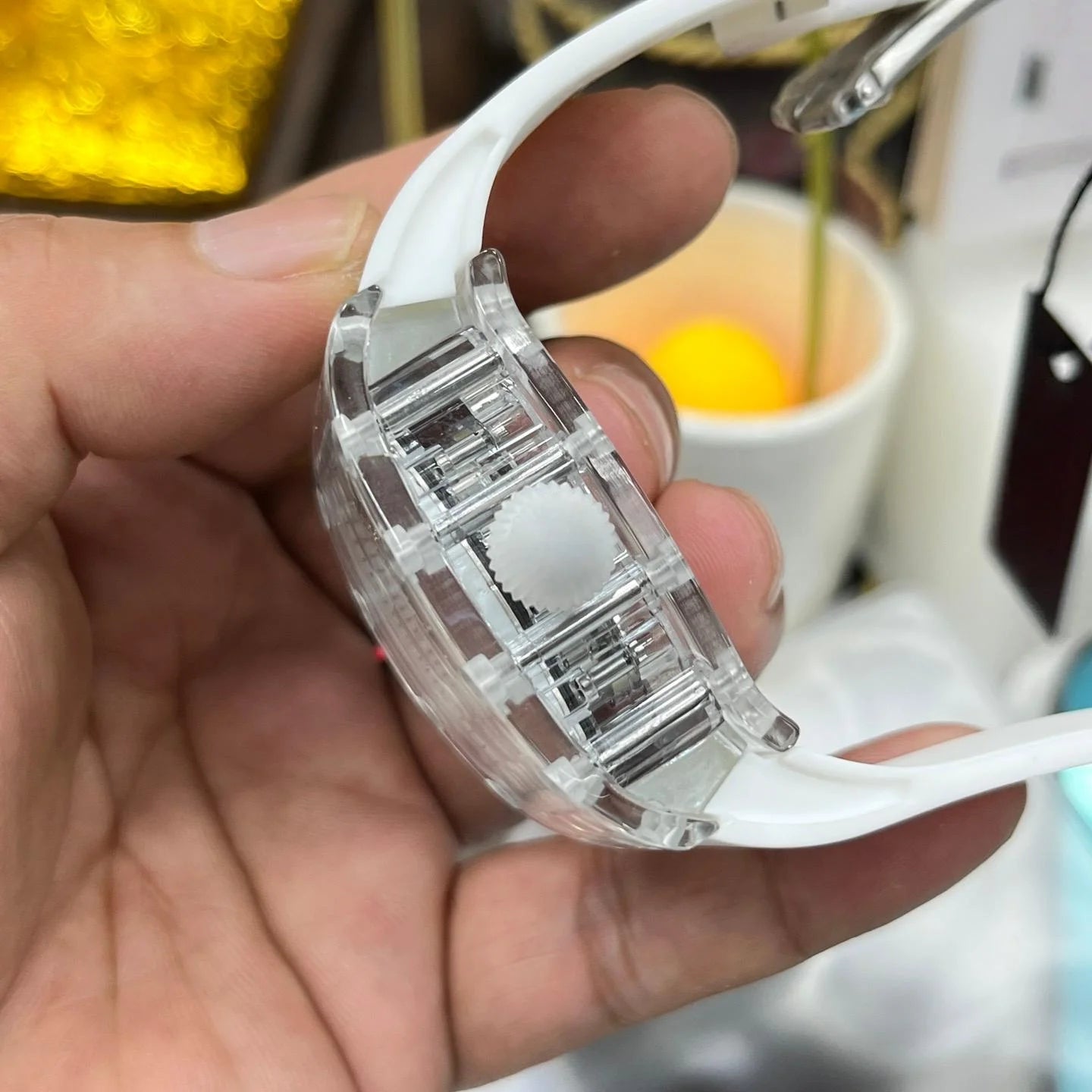 Women Watches Luxury Automatic Watch White Ceramic Skeleton Automatic Mechanical Watch for Women Watch Women Reloj Watch