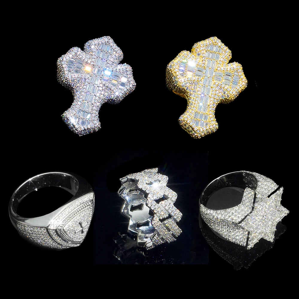 DIAMOND CUBAN RINGS