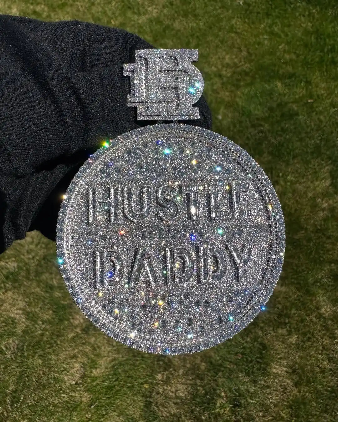CUSTOM HUSTLE DADDY DIAMOND SIMULATE NECKLACE