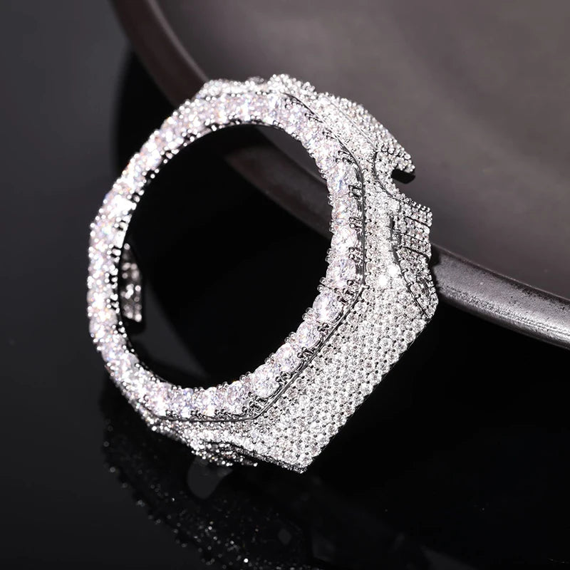 MOISSANITE BLINGED OUT WATCH COVER
