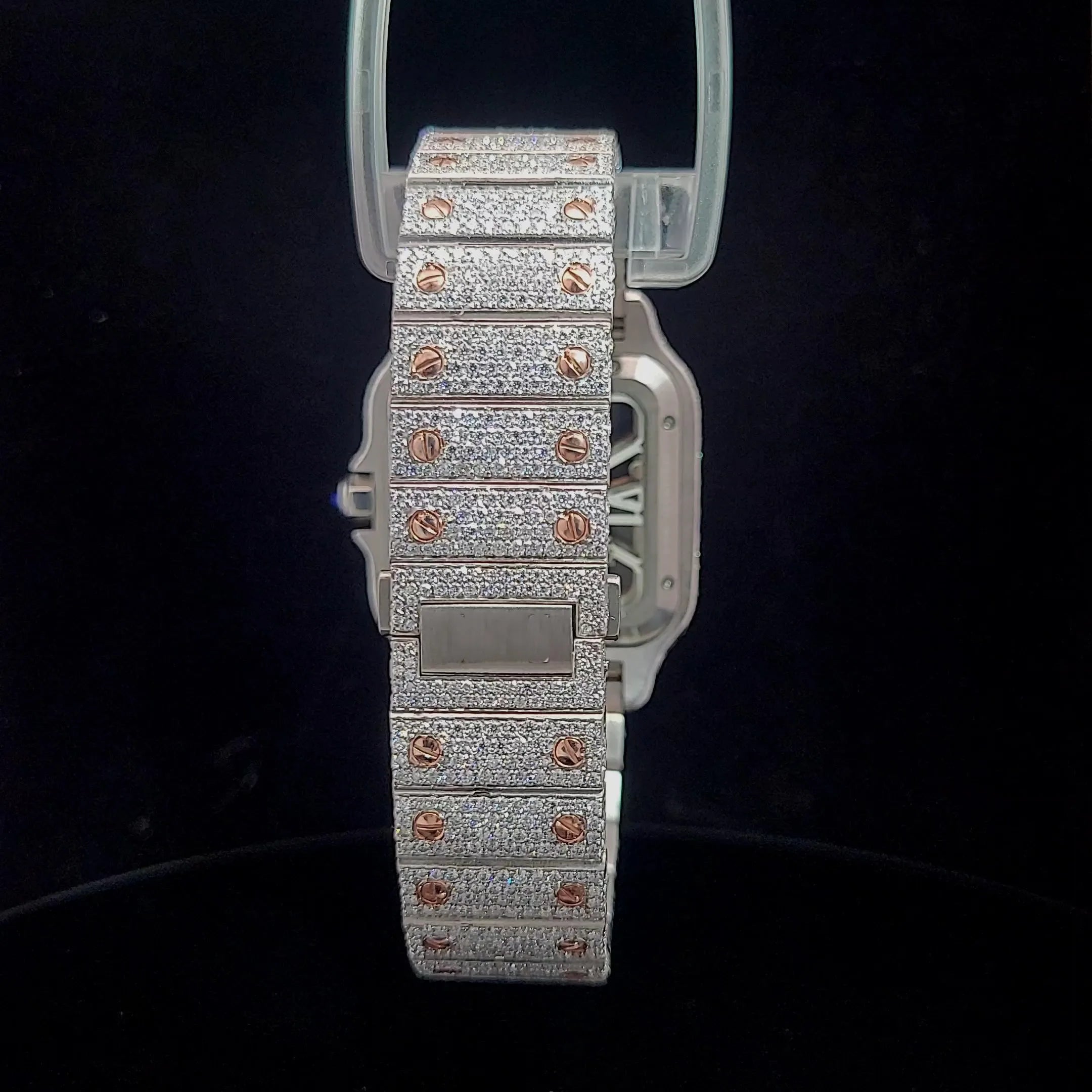 SKELETON SQUARE FULL DIAMOND SIMULATE
