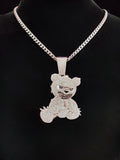 ICED OUT BEAR NECKLACE