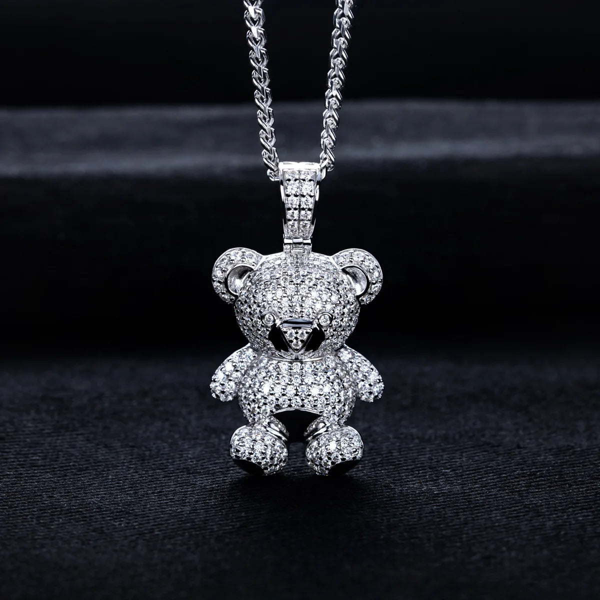 ICED BEAR EARRINGS & NECKLACES