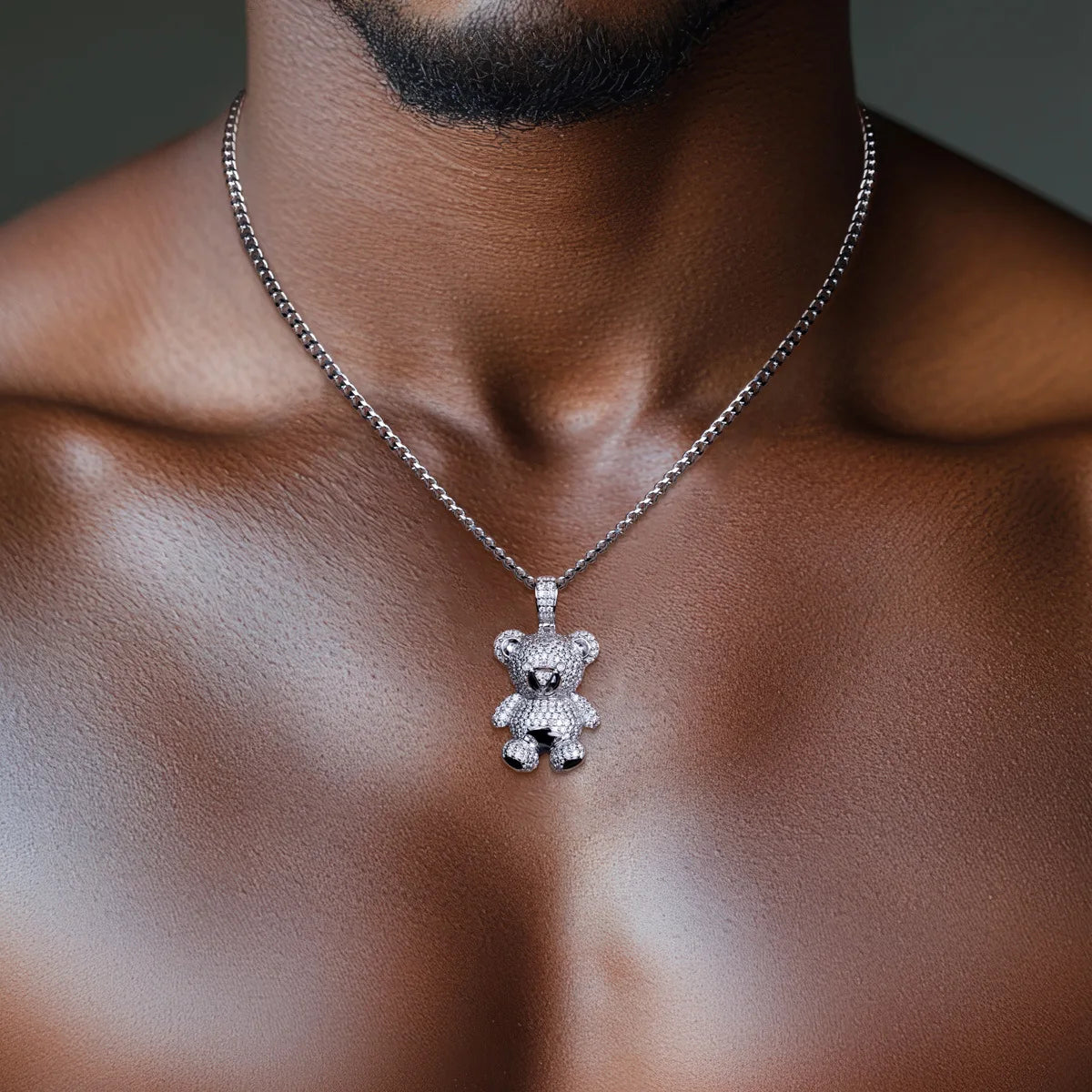 ICED BEAR EARRINGS & NECKLACES