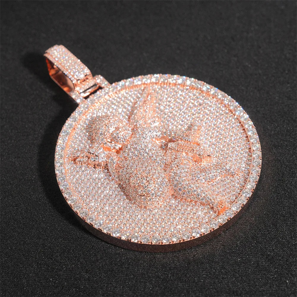 2.5 INCH ANGEL GRA CERTIFIED PENDANT