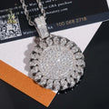 ICED MOISSANITE PENDANT & CHAIN