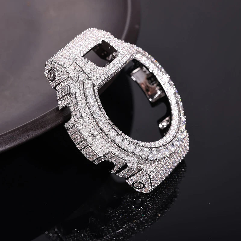 MOISSANITE BLINGED OUT WATCH COVER