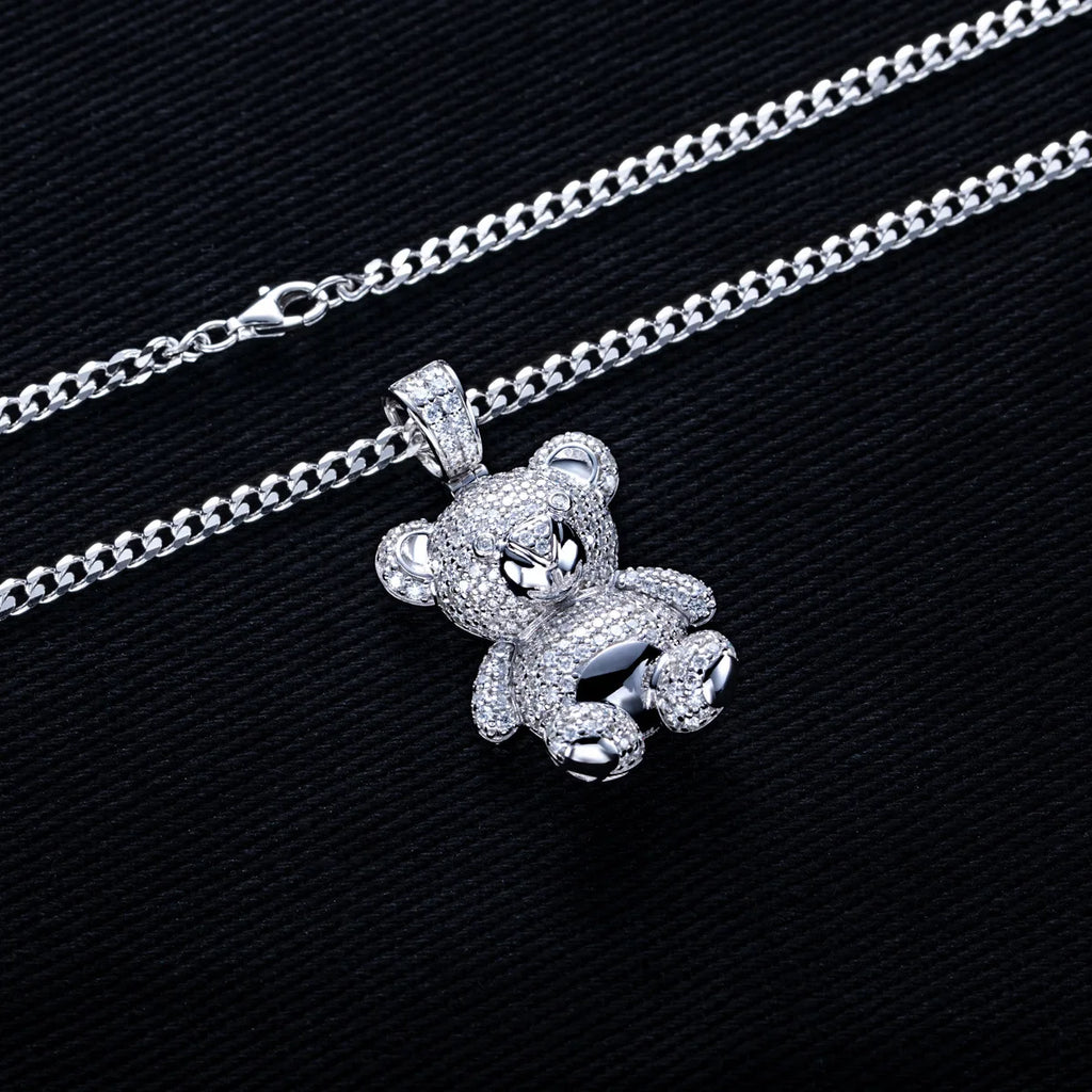 ICED BEAR EARRINGS & NECKLACES