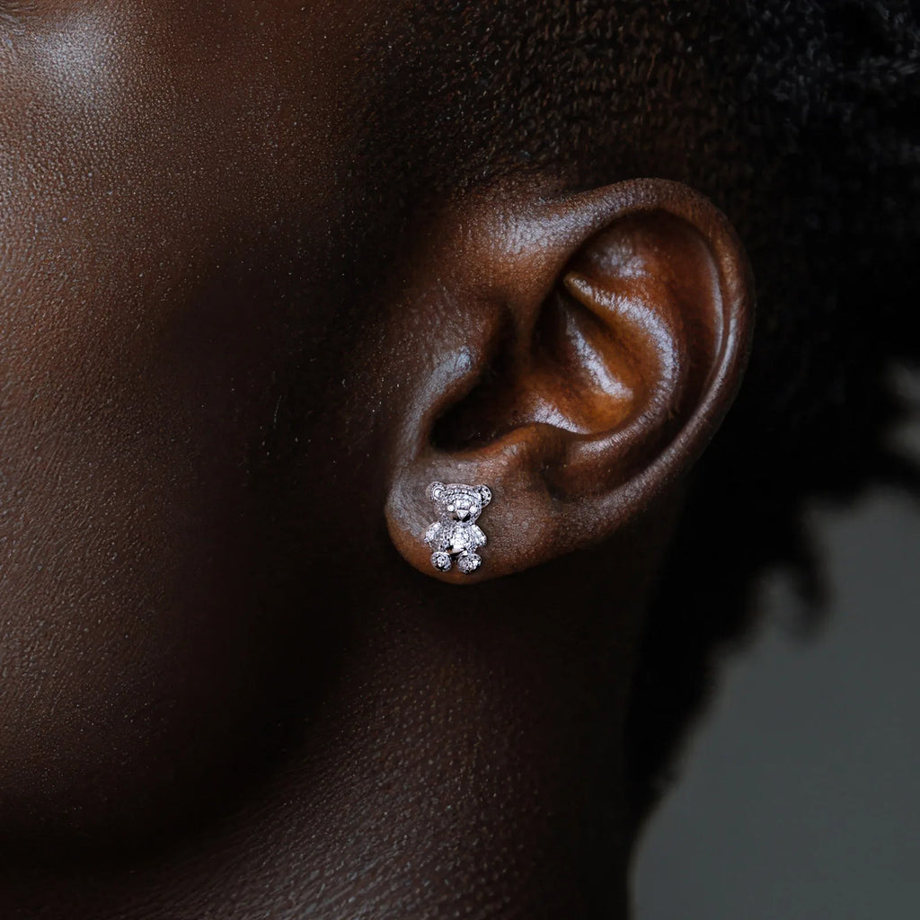 ICED BEAR EARRINGS & NECKLACES