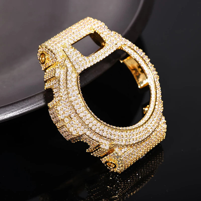 MOISSANITE BLINGED OUT WATCH COVER