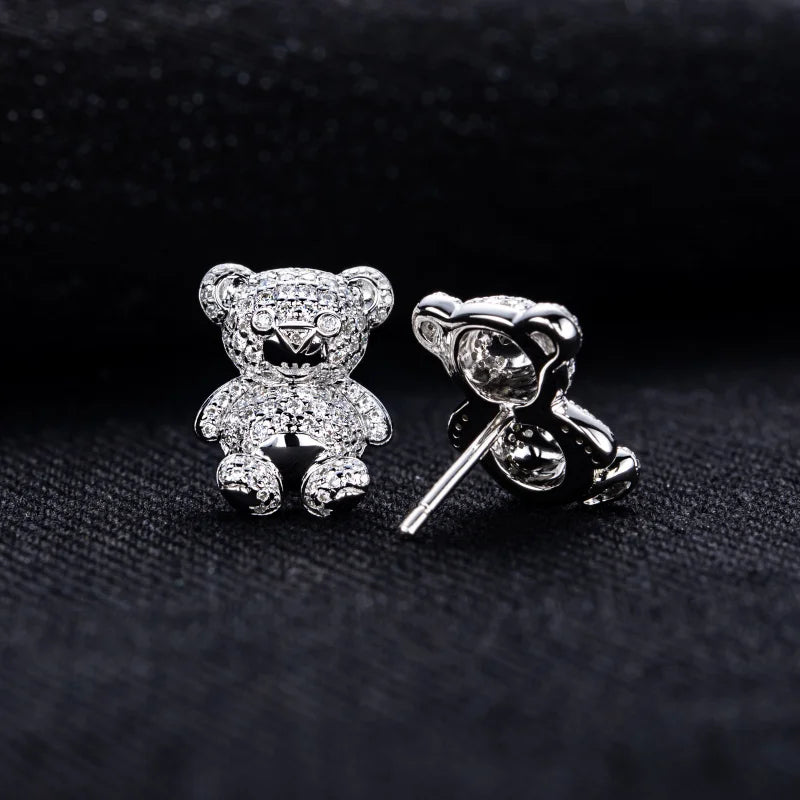 ICED BEAR EARRINGS & NECKLACES