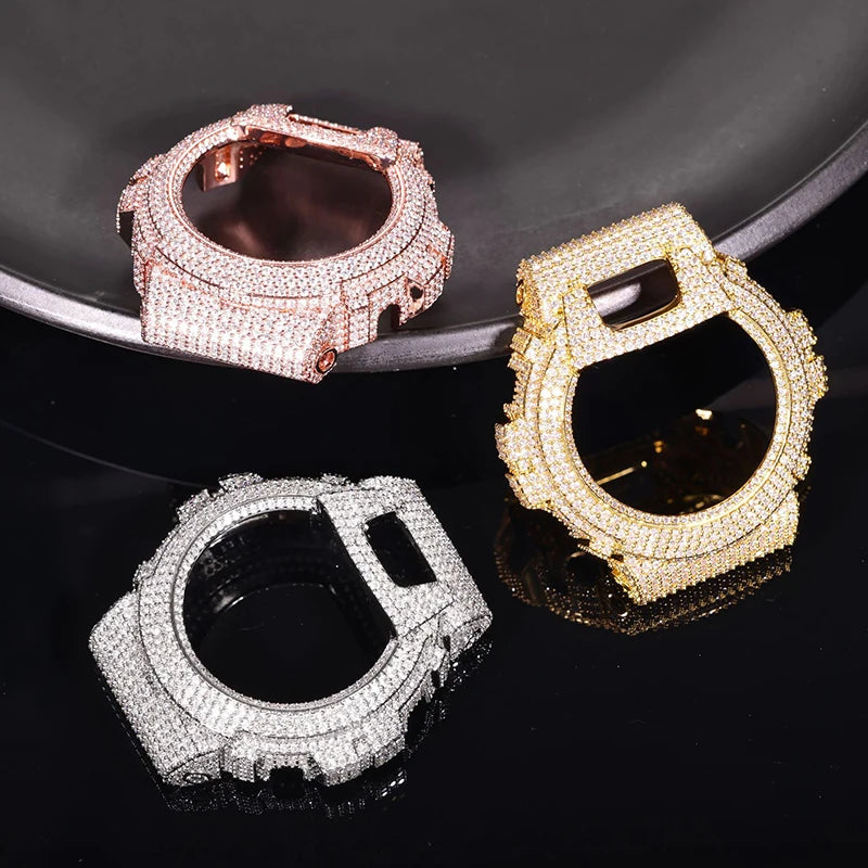 MOISSANITE BLINGED OUT WATCH COVER