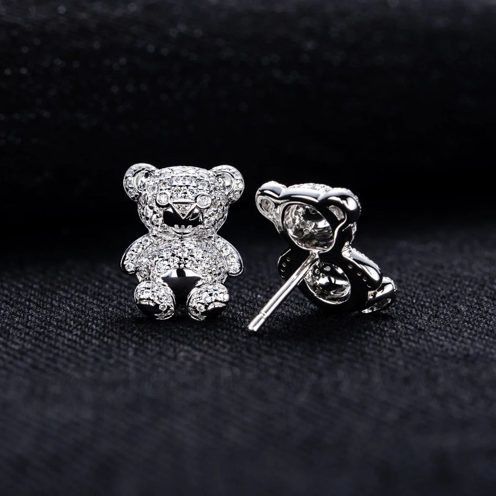 ICED BEAR EARRINGS & NECKLACES