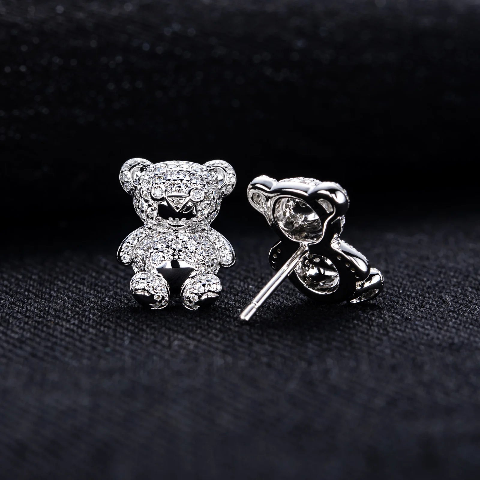 ICED BEAR EARRINGS & NECKLACES