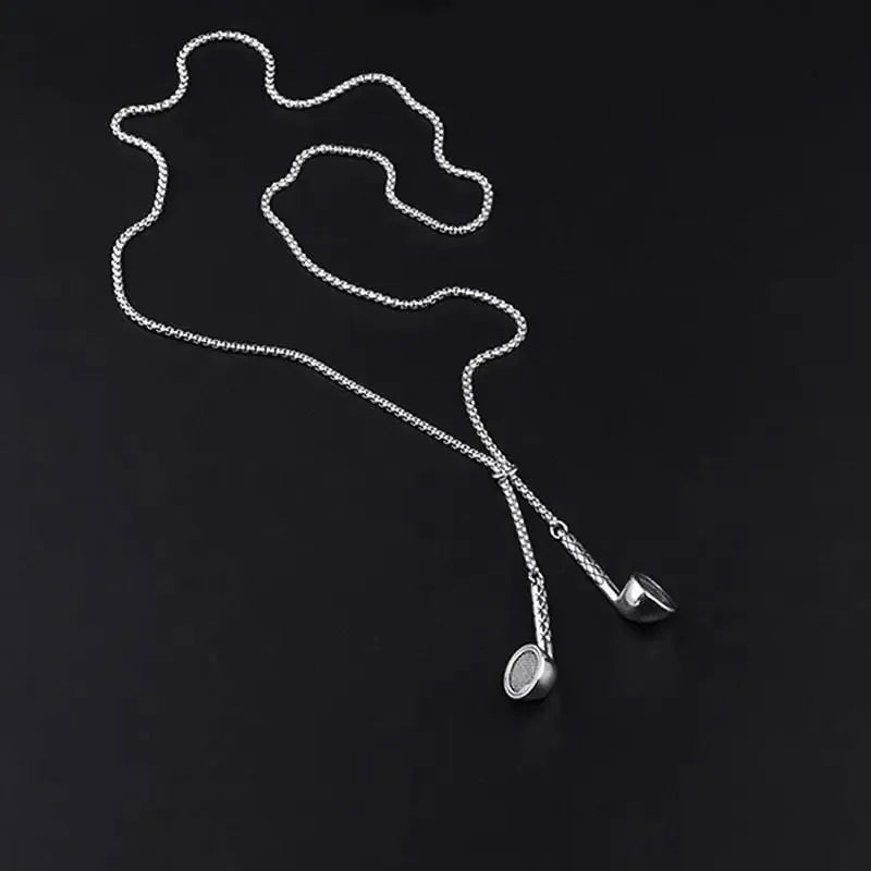 HEAD PHONES NECKLACE