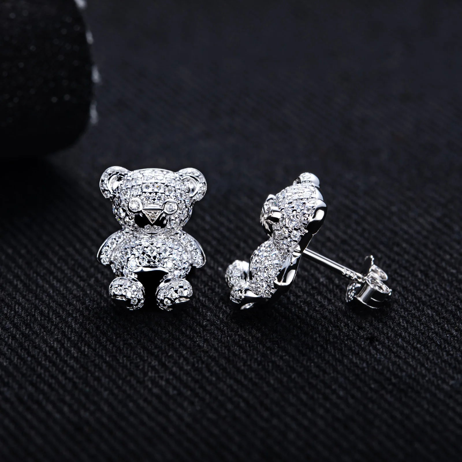 ICED BEAR EARRINGS & NECKLACES