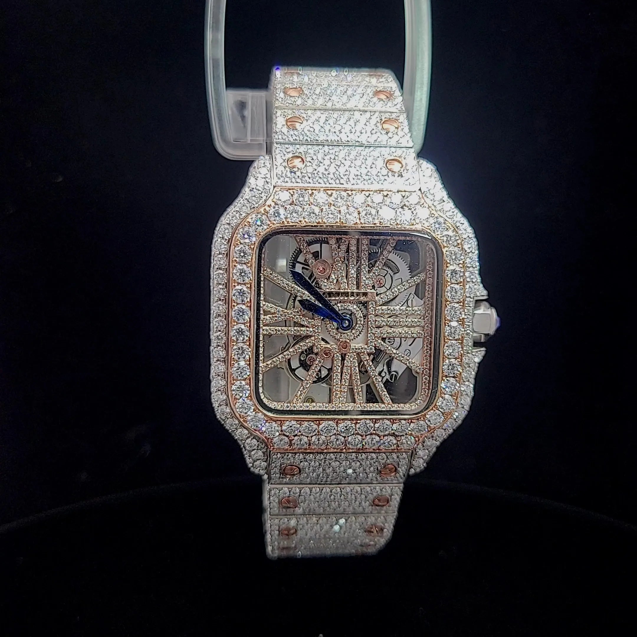 SKELETON SQUARE FULL DIAMOND SIMULATE