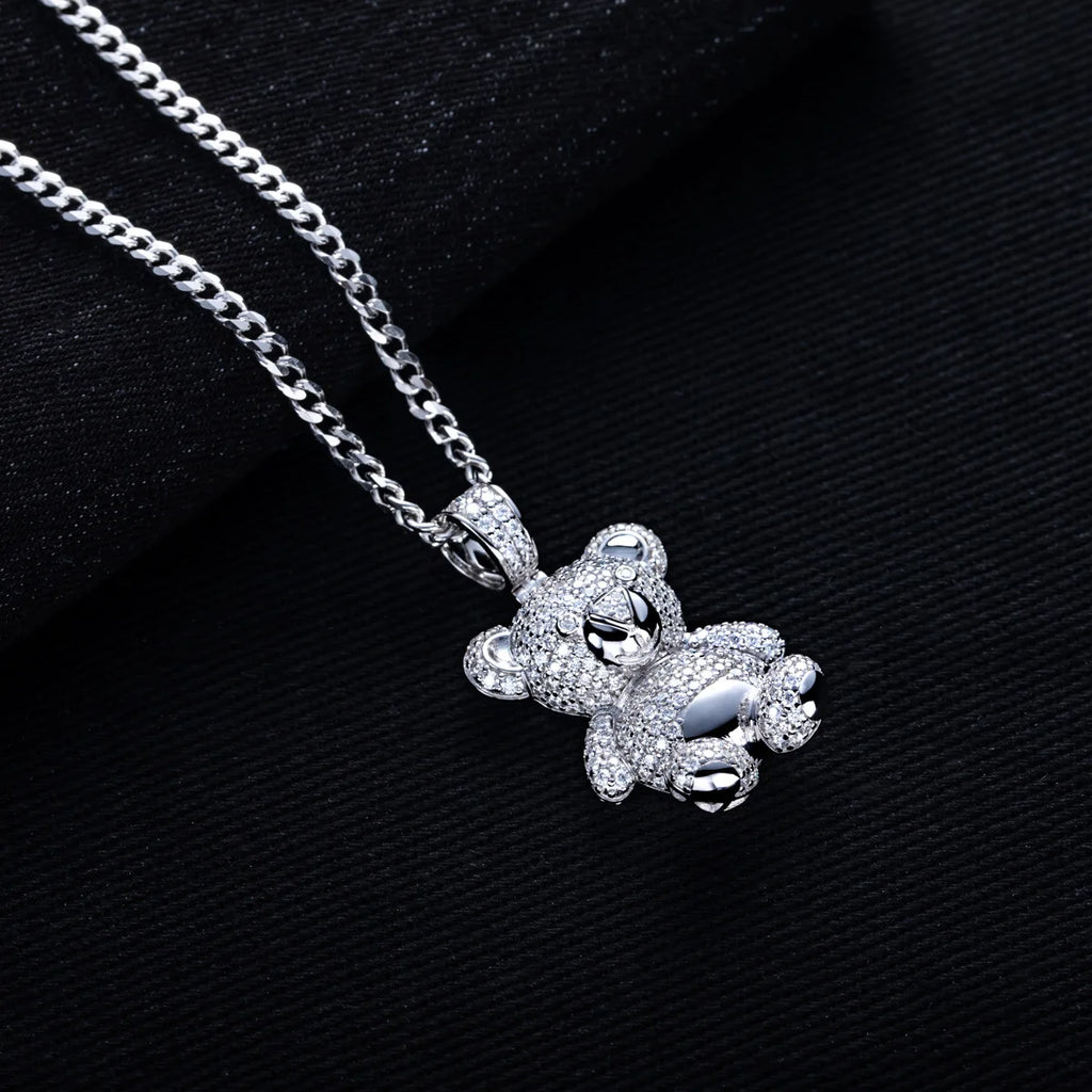ICED BEAR EARRINGS & NECKLACES