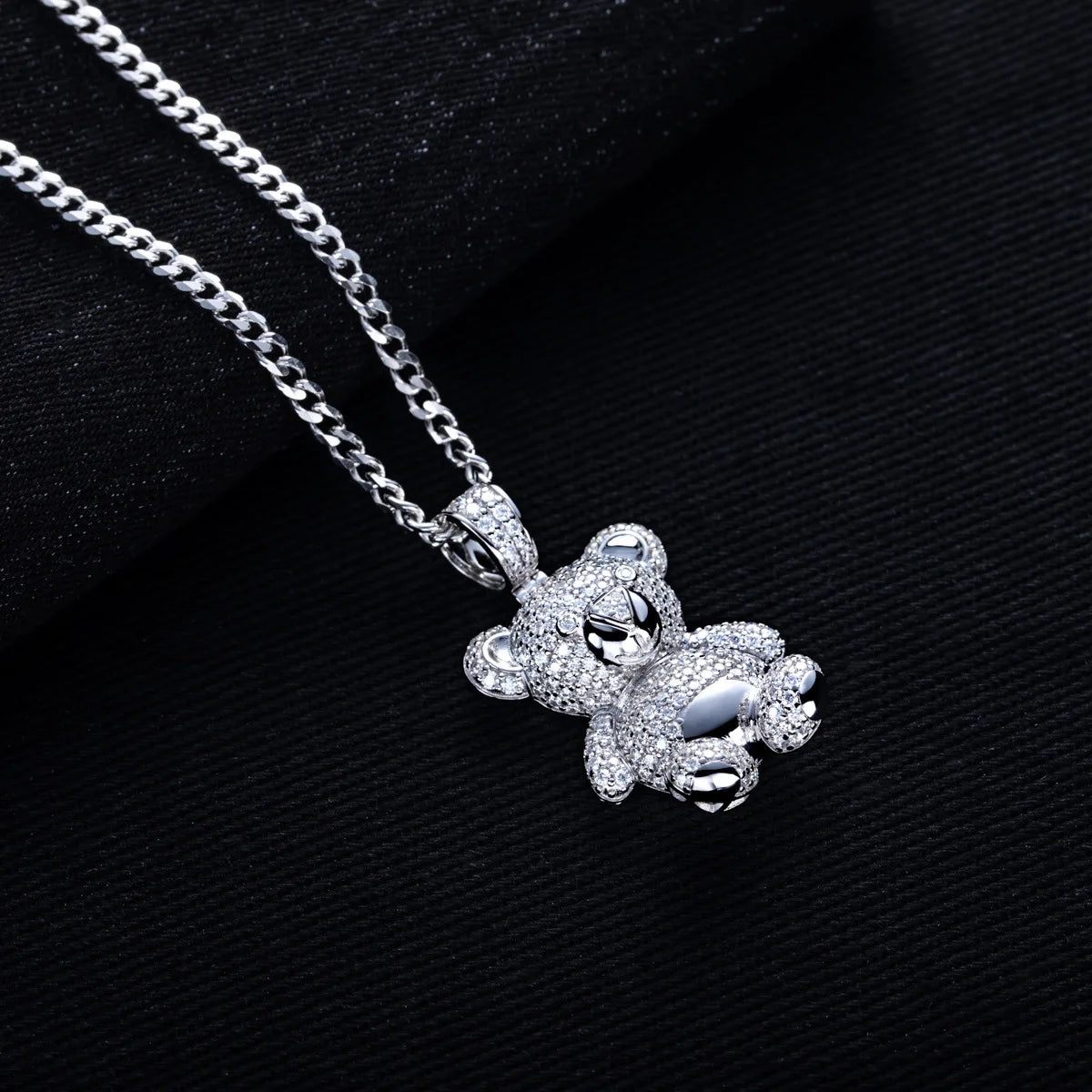 ICED BEAR EARRINGS & NECKLACES