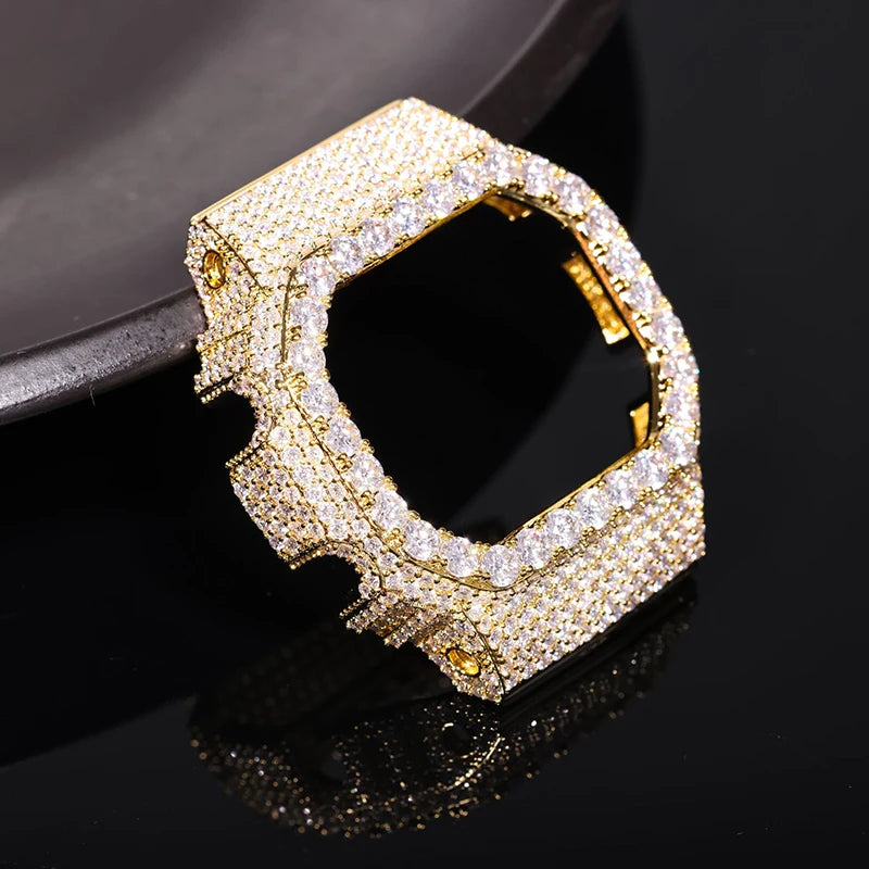 MOISSANITE BLINGED OUT WATCH COVER