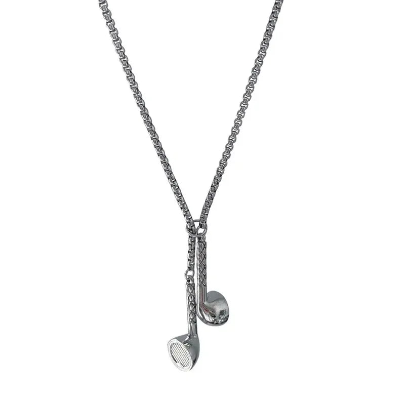 HEAD PHONES NECKLACE