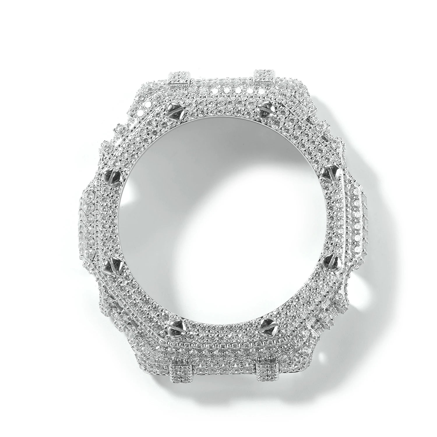 TBTK HipHop Iced Out Moissanite Watch Bezel For GA2100 DW6900 GA110 Luxury Bling Watch Replacement Frame Accessories