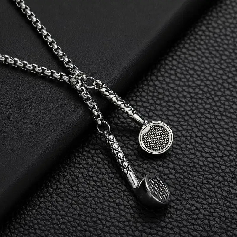 HEAD PHONES NECKLACE