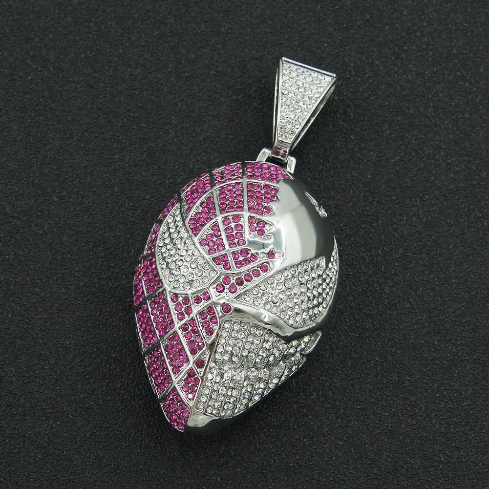 MARVEL PENDANT ON CUBAN LINK NECKLACE