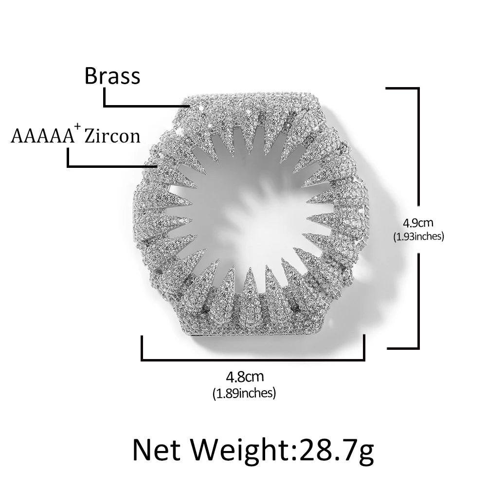 TBTK HipHop Iced Out Moissanite Watch Bezel For GA2100 DW6900 GA110 Luxury Bling Watch Replacement Frame Accessories